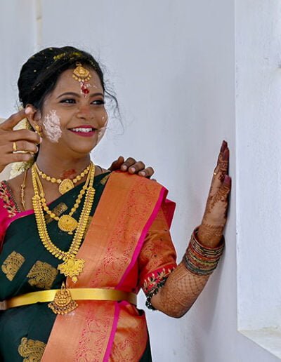 Jeevan with Sinthuja Baby shower photography in Namakkal