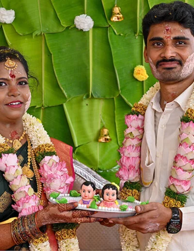 Jeevan with Sinthuja Baby shower photography in Namakkal