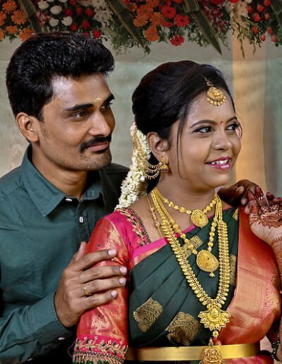 Jeevan with Sinthuja Baby shower photography in Namakkal