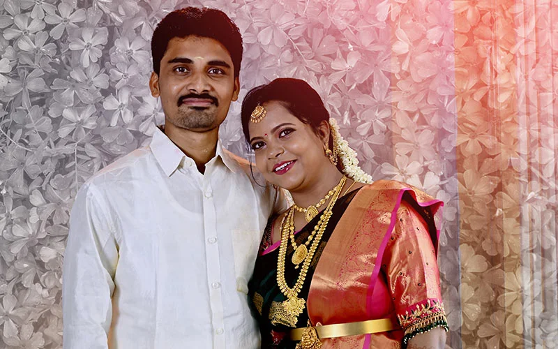 Jeevan with Sinthuja Baby shower photography in Namakkal