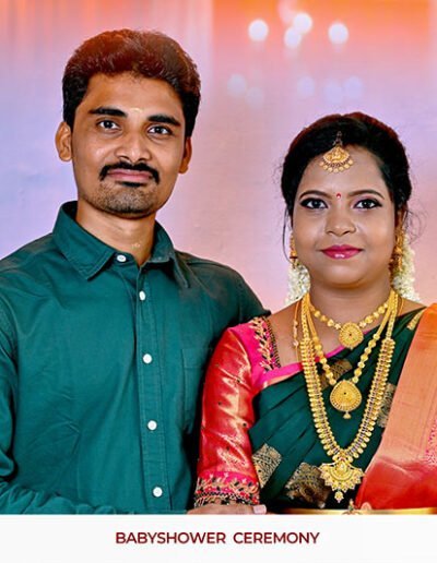 Jeevan with Sinthuja Baby shower photography in Namakkal