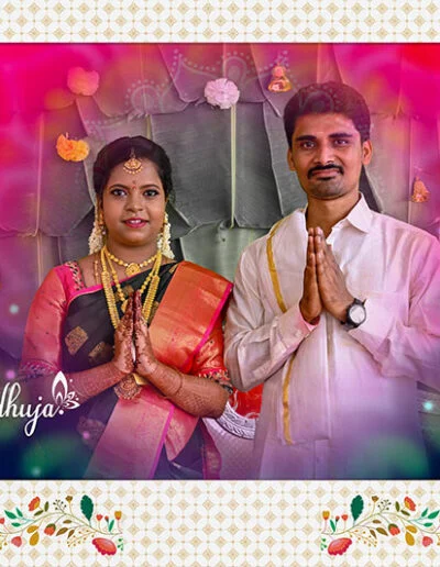 Jeevan with Sinthuja Baby shower photography in Namakkal