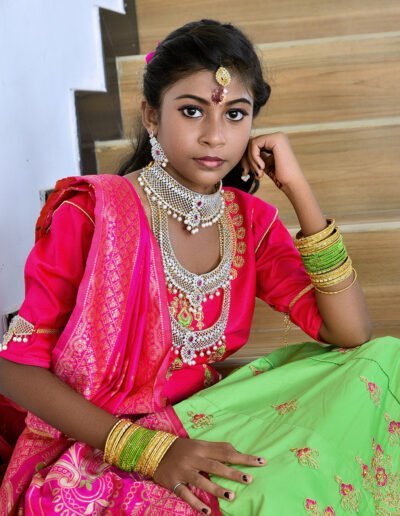 Varshika puberty photography in namakkal