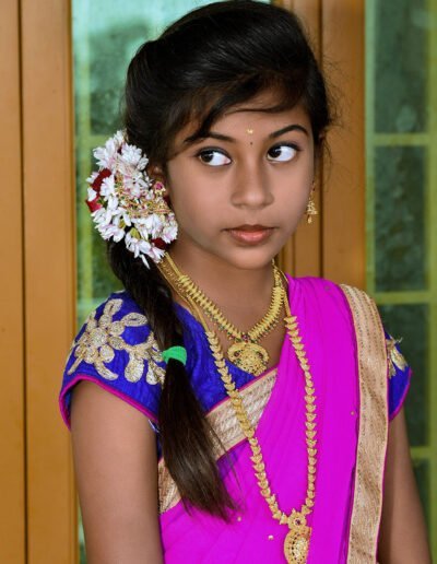 Varshika puberty photography in namakkal