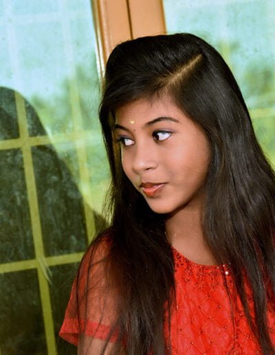 Varshika puberty photography in namakkal