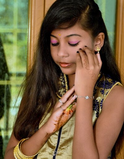 Varshika puberty photography in namakkal