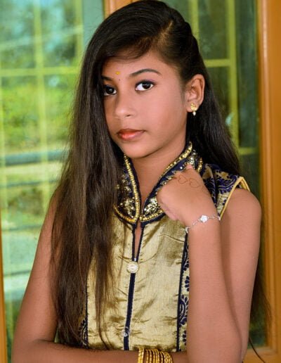 Varshika puberty photography in namakkal