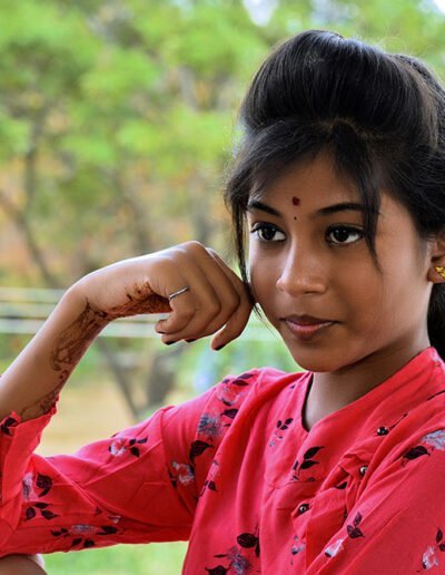 Varshika puberty photography in namakkal